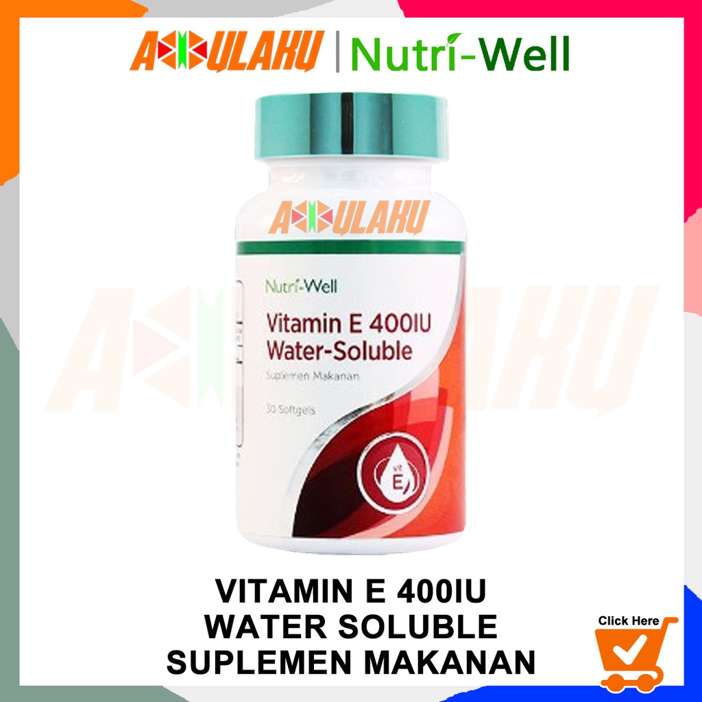 Jual NUTRIWELL NUTRIWELL VITAMIN E 400 IU WATER SOLUBLE ANTIOKSIDAN