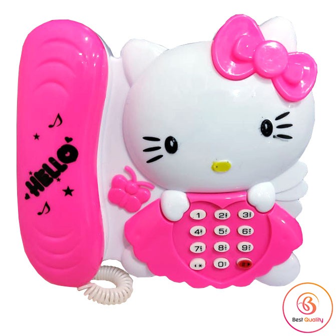 Jual Mainan Anak Telepon Hello Kitty 2553 - Mainan Anak Telepon Hello Motif Kitty 2553 | Shopee Indonesia
