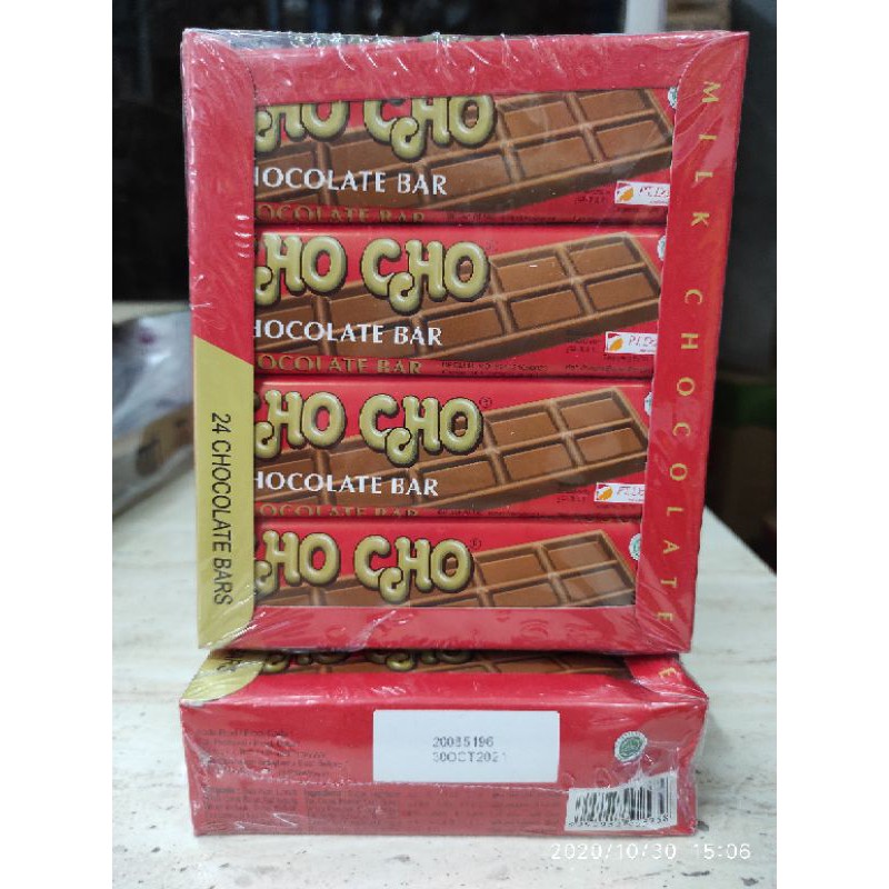 Jual Cho Cho Chocolate Bar (1 Pack Isi 24 Pcs) | Shopee Indonesia
