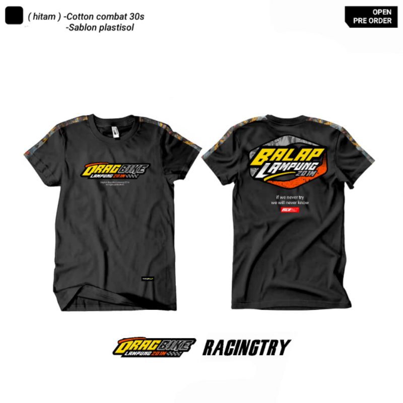 Jual Kaos Balap Lampung X Racing Try | Shopee Indonesia