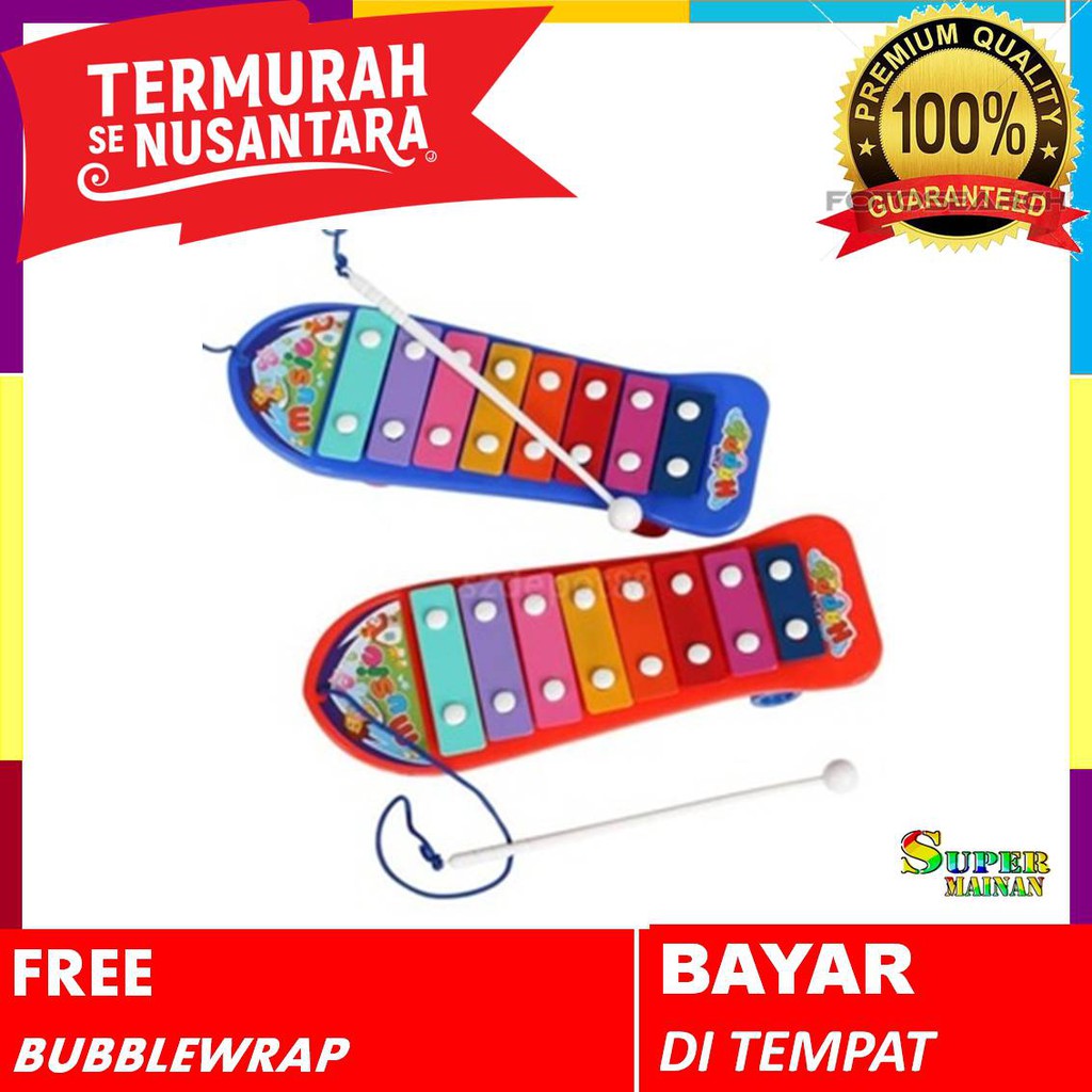 COD Mainan edukasi anak 1 2 3 4 5 tahun xylophone alat