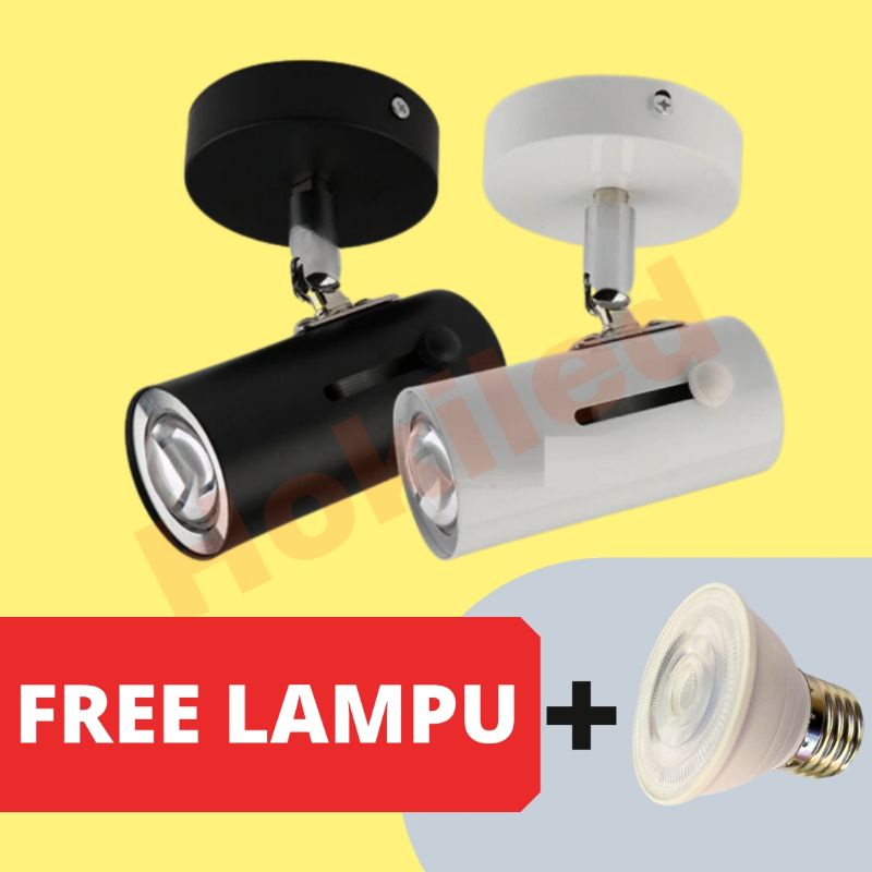 Jual Lampu Sorot E27 Fitting Sorot Led Spot Light Plafon Track Rell Lampu Spot Led Variasi Toko Baju Butik | Shopee Indonesia
