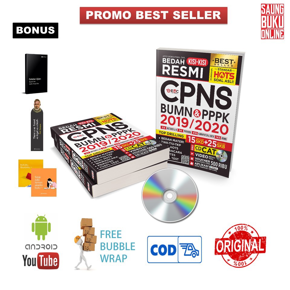 BEST SELLER !! BEDAH KISIKISI RESMI CPNS BUMN & PPPK 2019