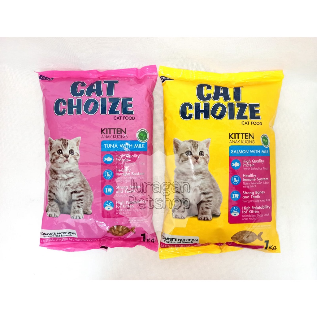 Jual CAT CHOIZE KITTEN 1KG Makanan Anak Kucing/Kitten Premium Cat