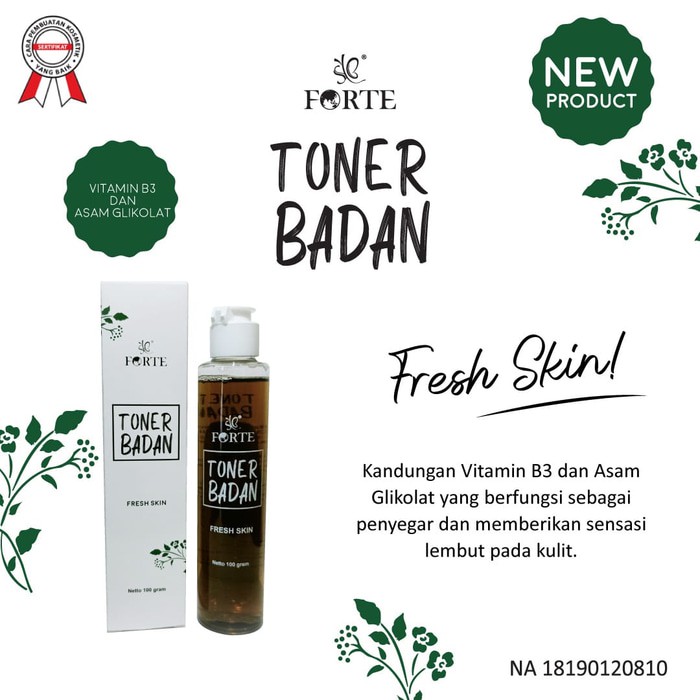 Jual Toner Badan Coklat By Syb Forte Seperti Toner Ratu | Shopee Indonesia