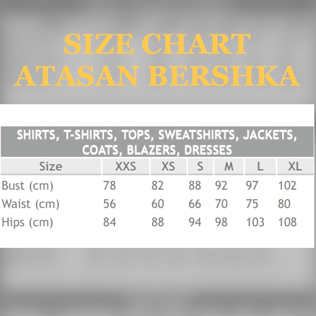Bershka size guide uk 126402-Bershka size guide uk - Cahjpayuzmyi
