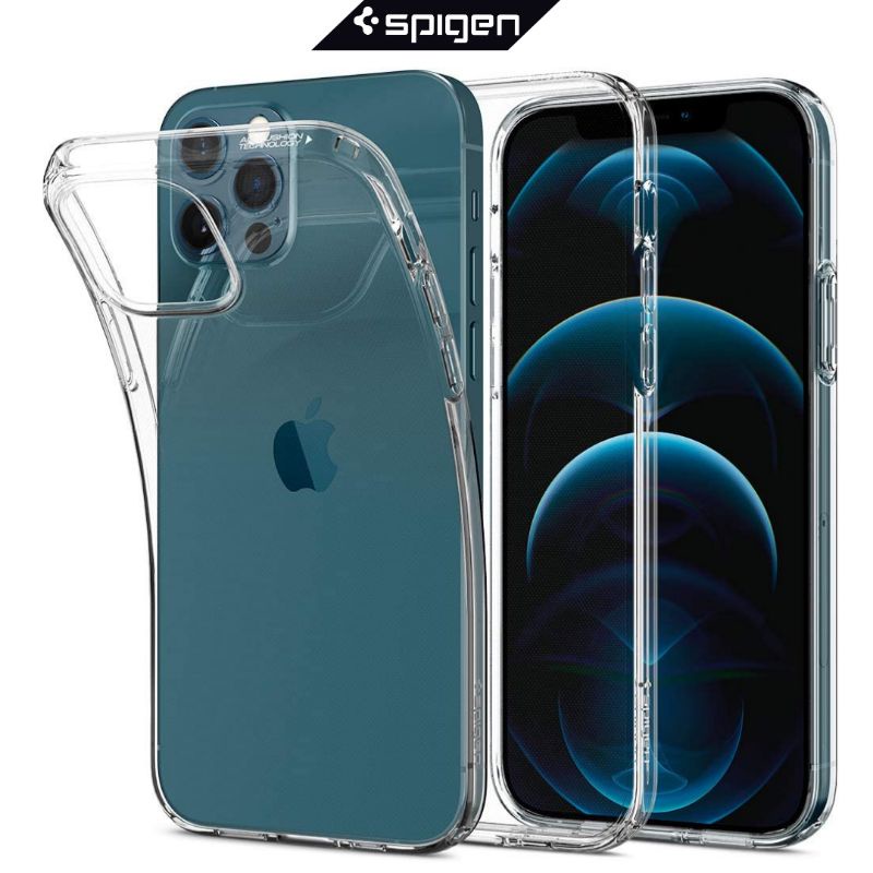 Jual Spigen Case iPhone 12 Mini Pro Max Liquid Crystal Clear Armor