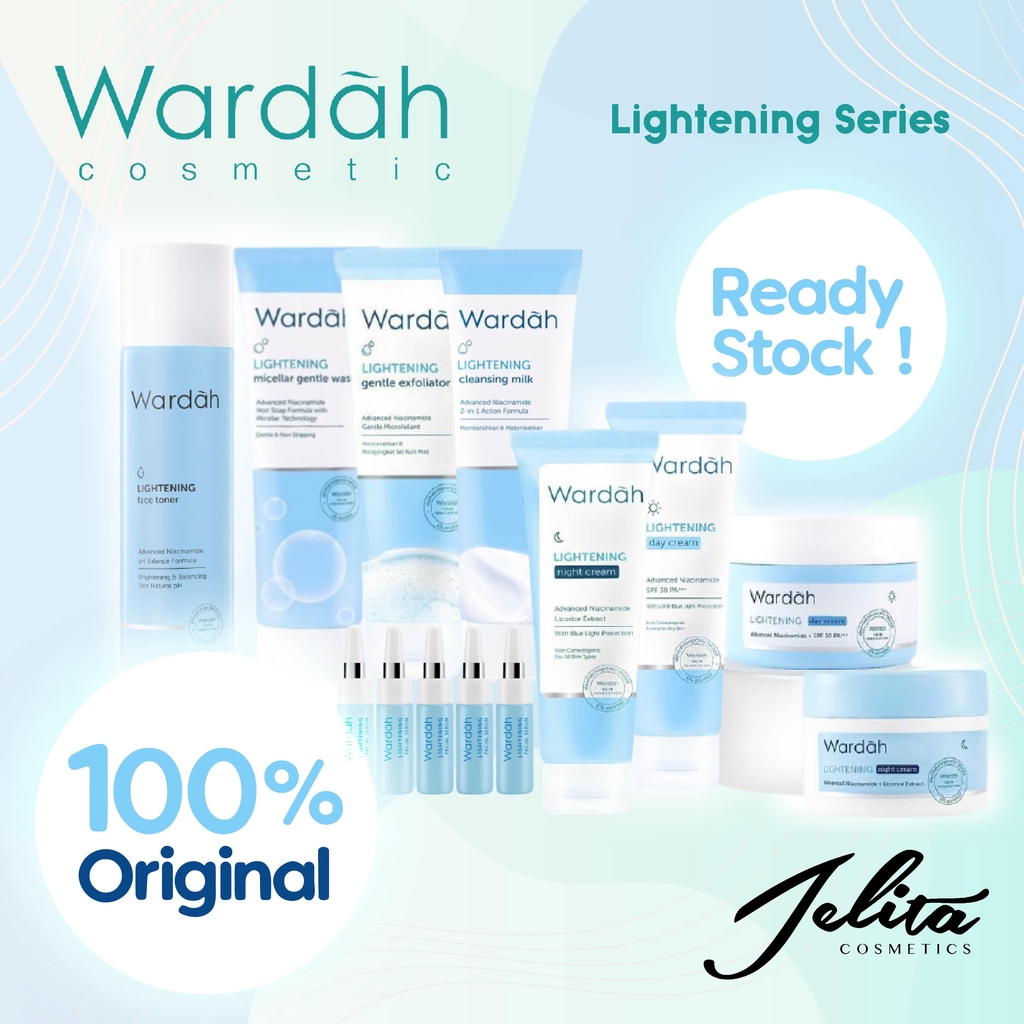 Wardah Lightening Series Skincare Shopee Indonesia