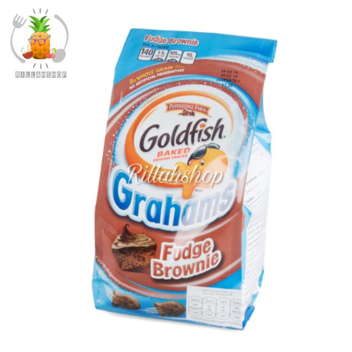 Jual Pepperidge Farm Goldfish Baked Graham Snack Fudge Brownie (178g
