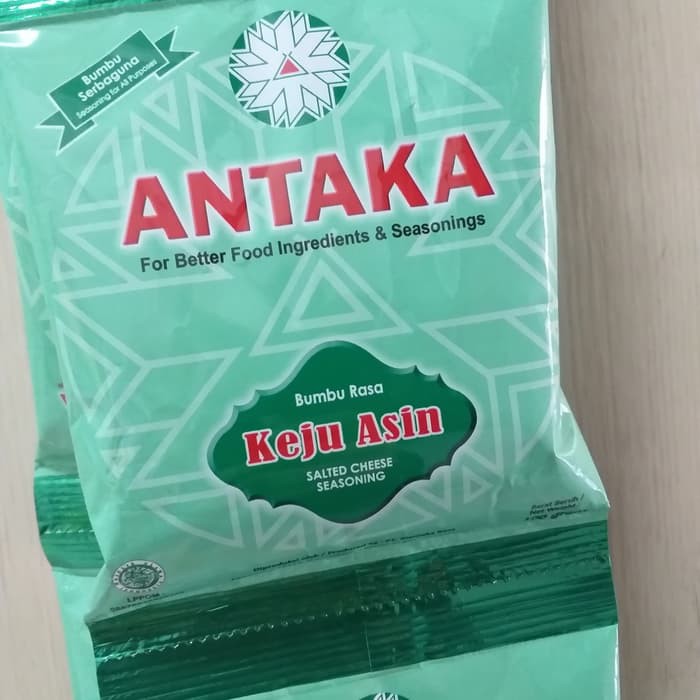 Bumbu tabur ANTAKA KEJU ASIN 100gr siap pakai bubuk kentang cimol
