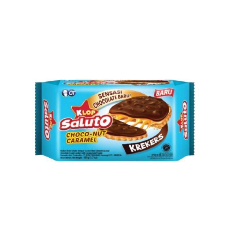 Jual Klop Saluto Choco Nut Caramel Krekers Salut 105 Gram | Shopee Indonesia