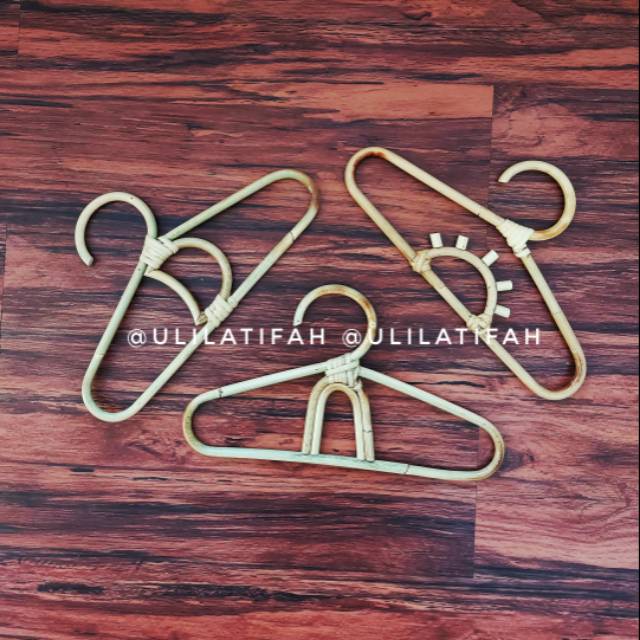 Jual Hanger rotan anak pelangi / rattan hanger kids Shopee Indonesia