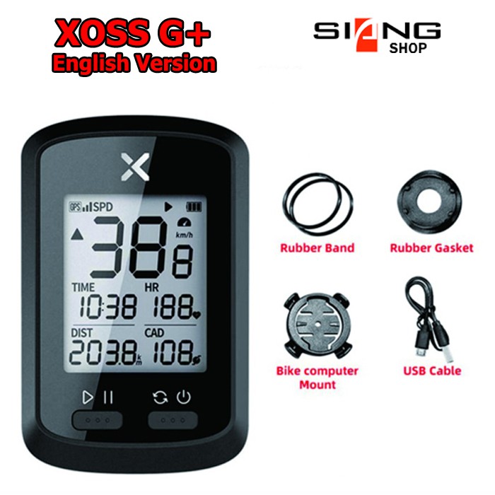 Jual XOSS G+ G Plus GPS Bike Computer Wireless GPS Speedometer Shopee Indonesia