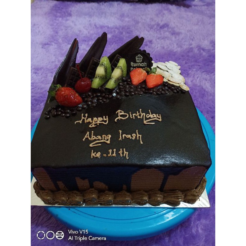 Jual Tart Coklat Siram Diameter 22Cm | Shopee Indonesia