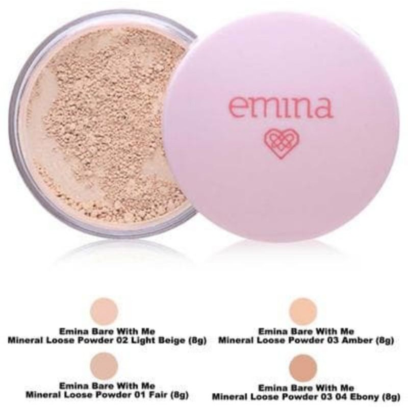 Jual Emina Bare With Me Mineral Loose Powder / Bedak Tabur Emina(04)