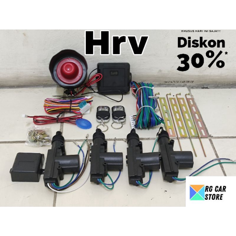 Jual ALARM CENTRAL LOCK MOBIL HRVPAKET ALARM CENTRAL LOCK MOBIL HONDA