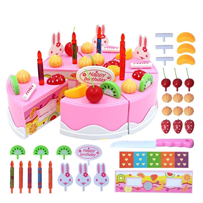 Jual Diy Birthday Cake (Mini) , Mainan Kue Ulang Tahun Potong, Mainan Anak Birthday Cake - 37 Pcs 889-22A | Shopee Indonesia