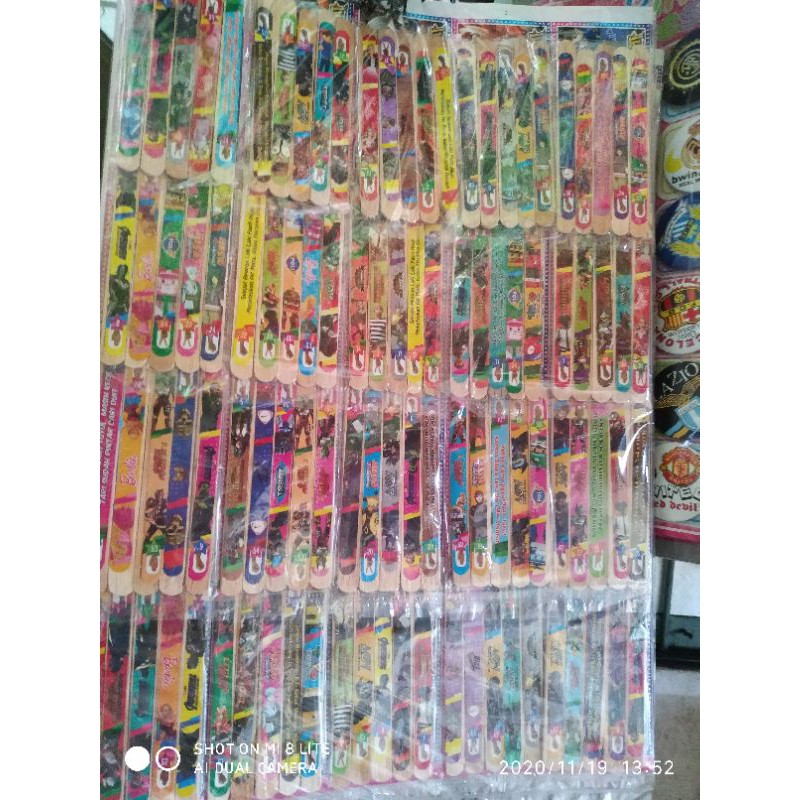 Jual Mainan Stik Stick Setik Mainan Kayu Gambar Mainan Anak Isi 20 Bks | Shopee Indonesia