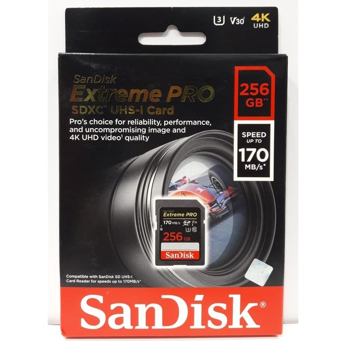 Jual Sandisk Sdxc 256Gb Extreme Pro 170Mb/S - Extreme Pro 256 Gb 170 Mbps | Shopee Indonesia
