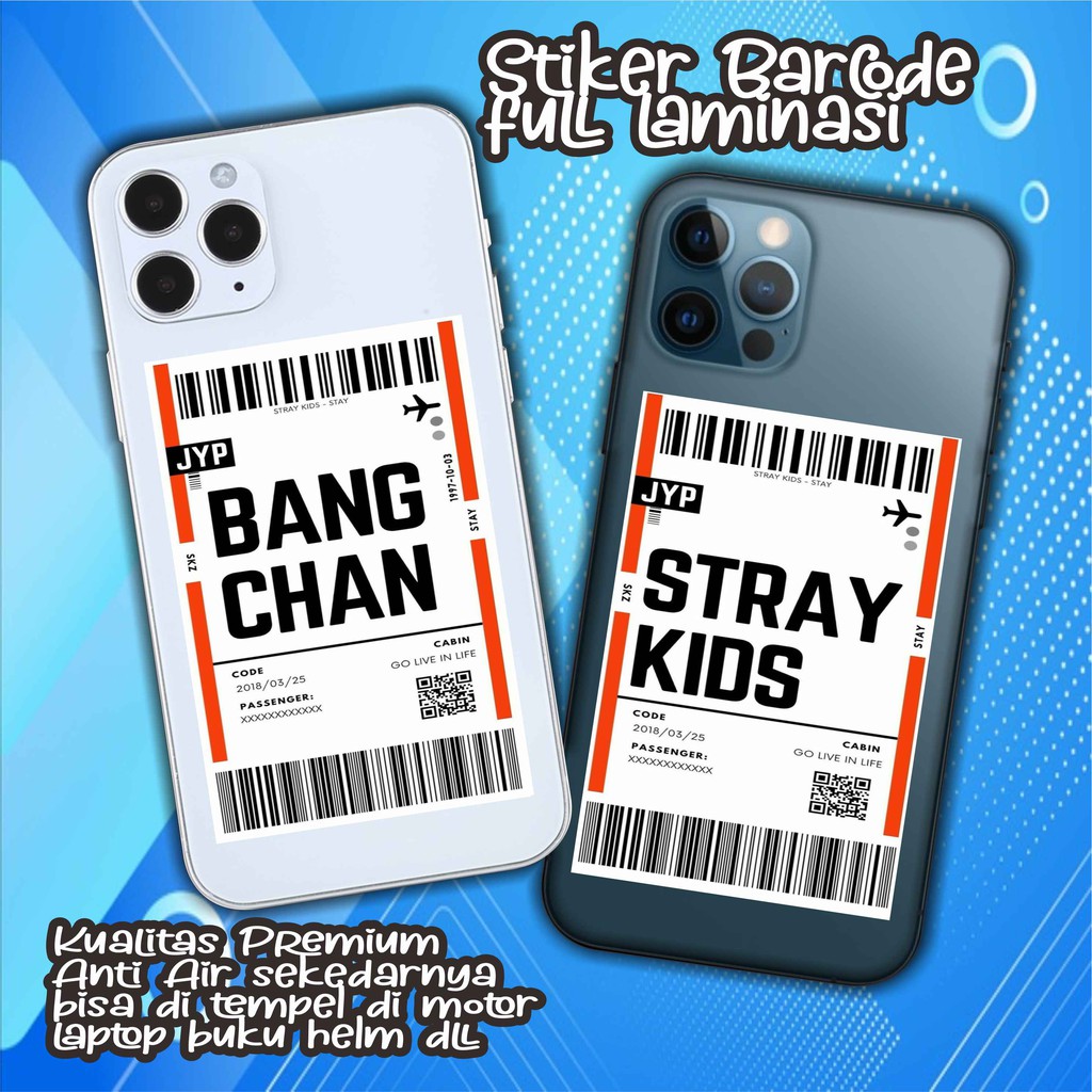 [BACA DESKRIPSI PRODUK] STICKER AESTHETIC BARCODE STRAYKIDS (READY