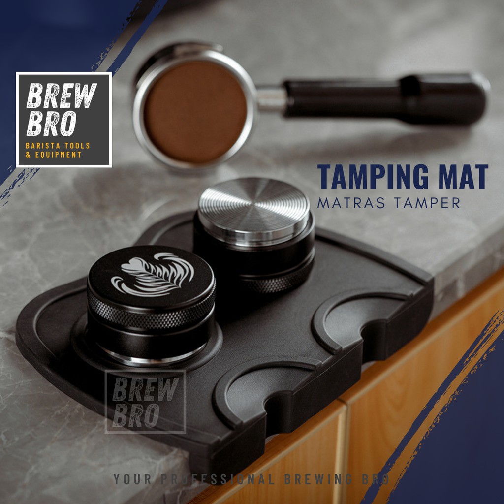 Jual Tamping Mat Silicone Large Peralatan Kopi Tatakan Matras Silikon Alas Tamper Espresso Press