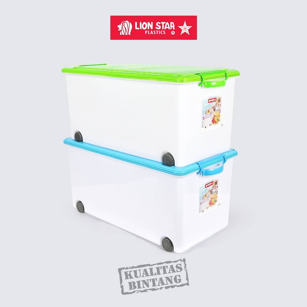 Jual Box Penyimpanan Mainan Anak Vc-4 Vigo Container 50Liter Kotak Tempat Buku Dengan Roda Murah | Shopee Indonesia