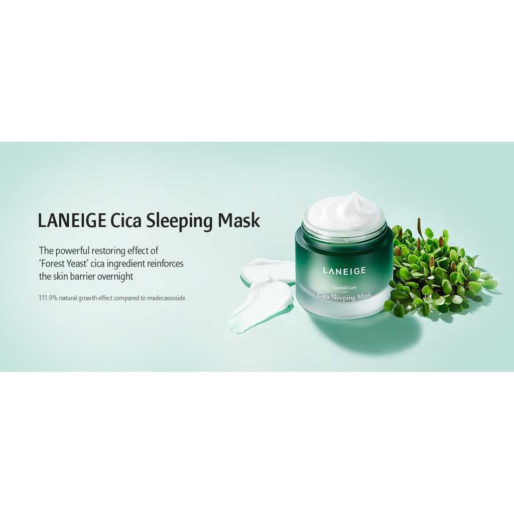 Jual Laneige Cica Sleeping Mask Travel Size (4ml / 10ml) Shopee Indonesia