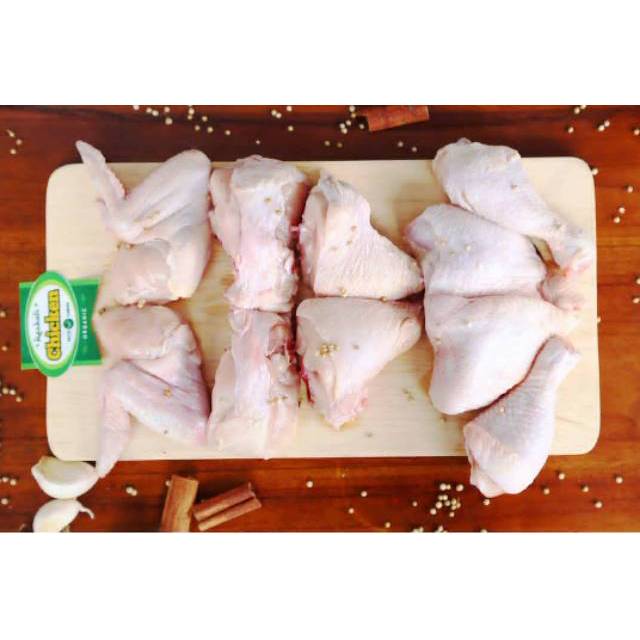 Ayam berkah chicken/ayam organik/ayam probiotik sudah dipotong-potong berat  7-8 ons | Shopee Indonesia