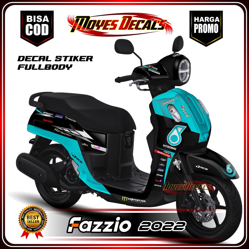 Jual decal fazzio 2022 stiker striping fazio stiker fullbody yamaha