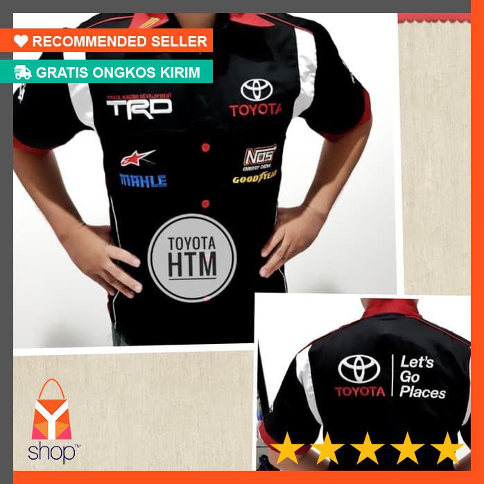 Jual DISKON ! Baju Seragam Otomotif TOYOTA Baju Komunitas Moto GP Kemeja  Bordir F1 Indonesia|Shopee Indonesia