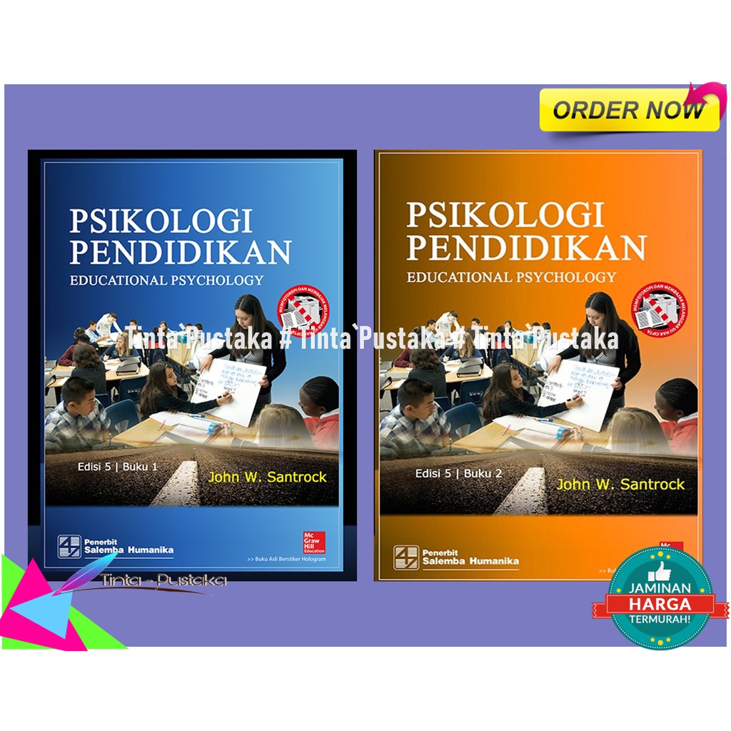 PAKET PSIKOLOGI PENDIDIKAN BUKU 1 DAN 2 ED 5 BY JOHN W SANTROCK
