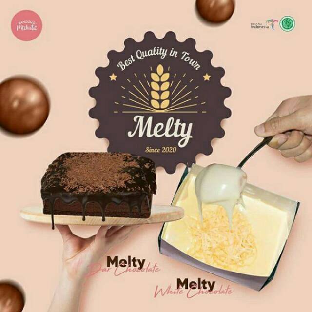 MILK MELTY MAKUTA / COKLAT LELEH LUMER / DESSERT BOX