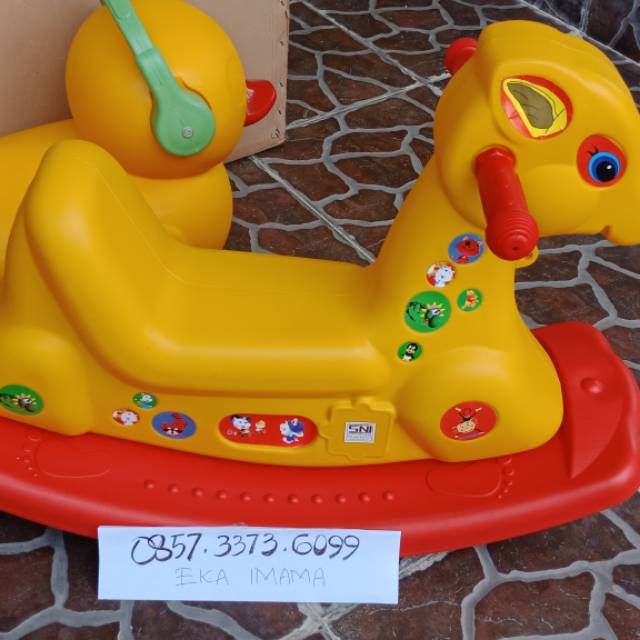Jual Mainan Anak Kuda Jungkat Jungkit Tajimaku | Shopee Indonesia