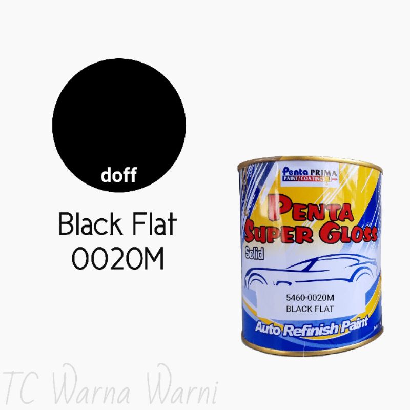 Jual Penta Super Gloss Black Flat / hitam doff (0020M) Shopee Indonesia