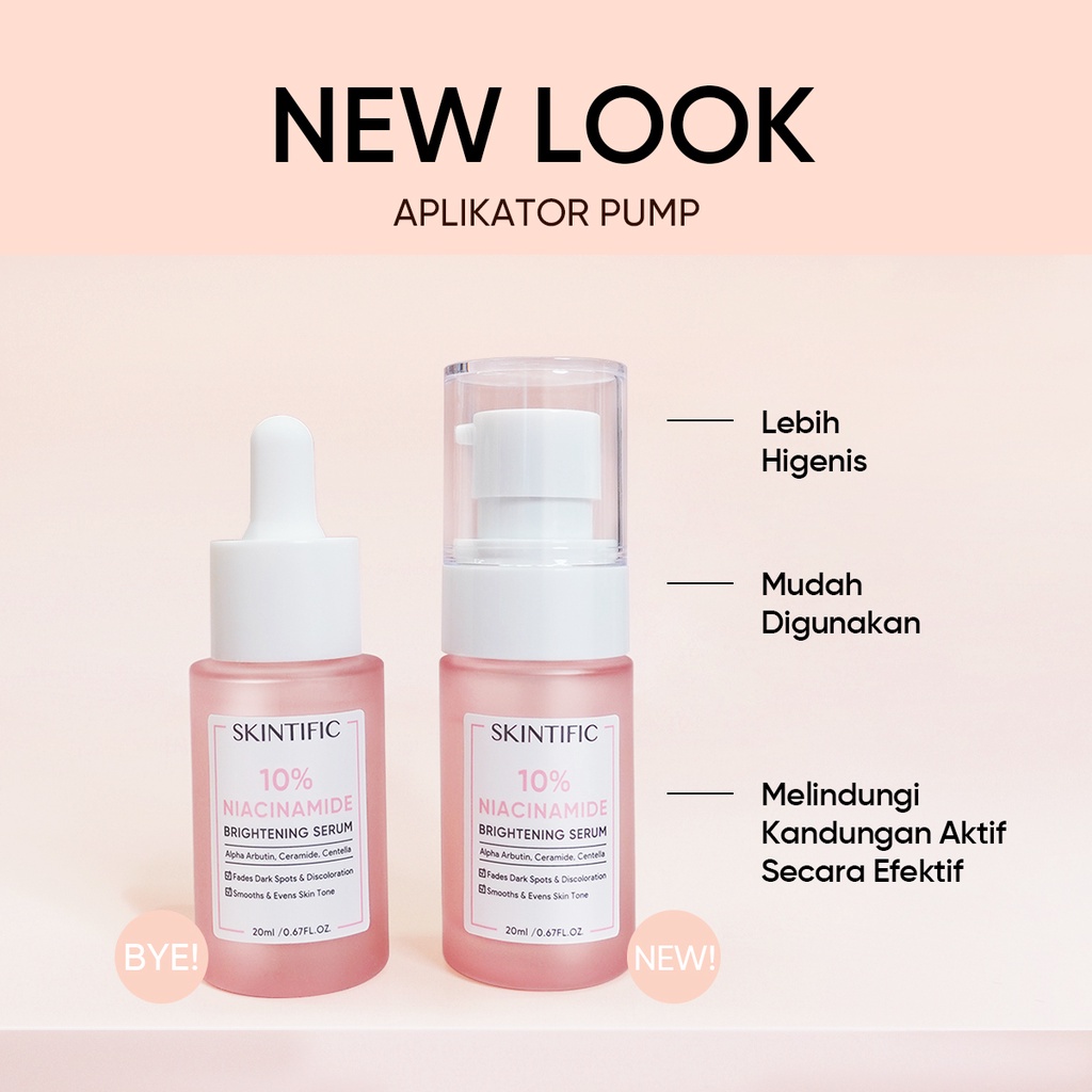 Jual SKINTIFIC 10 Niacinamide Brightening serum 20ML Shopee Indonesia