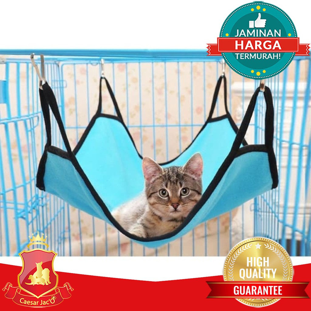 Pet Hammock Kandang / Tempat Tidur Kucing Gantung Ayunan Shopee Indonesia