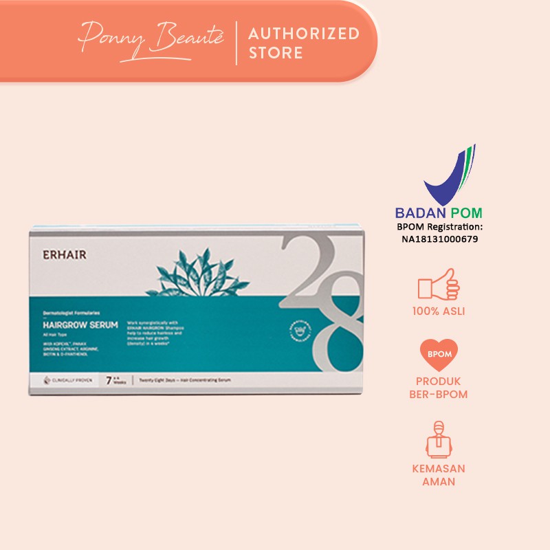 Jual Erha Hairgrow Serum 7x8ml Shopee Indonesia
