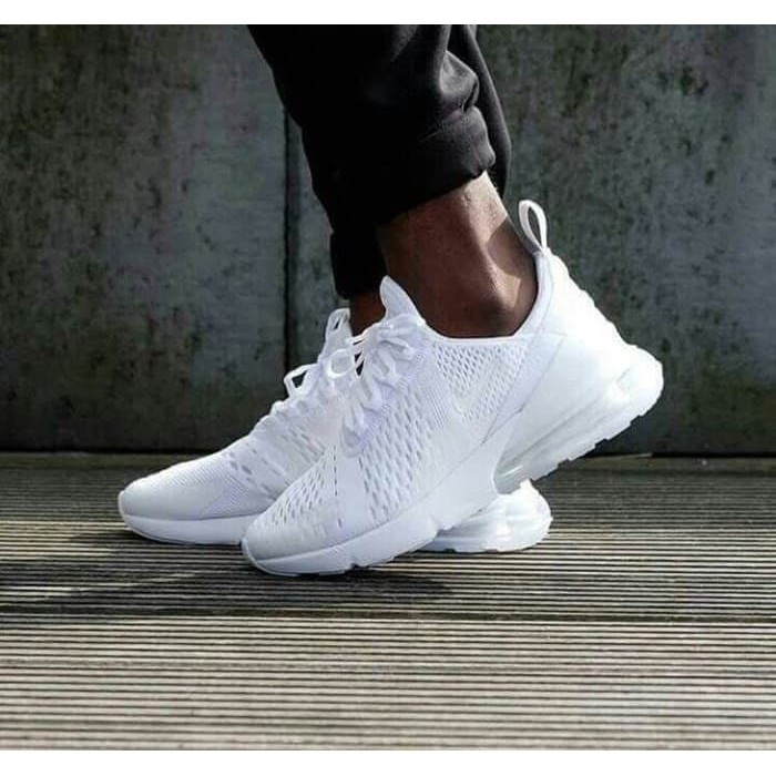 Jual Keren Sepatu Nike Air Max 270 Full White / Putih Premium Original | Shopee Indonesia