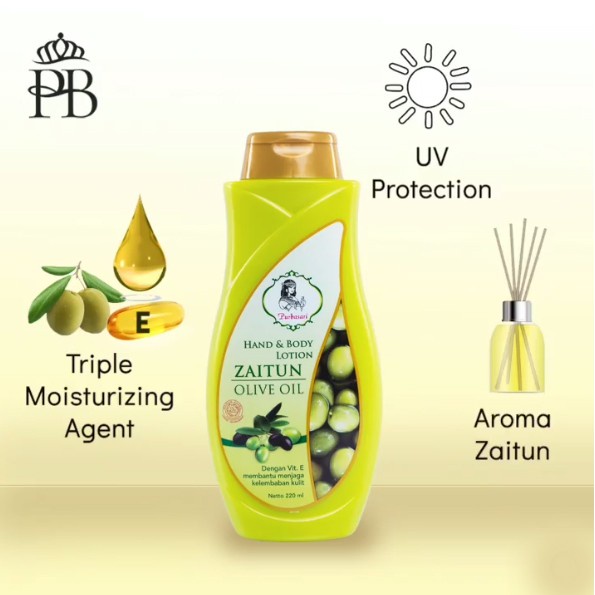 Jual Purbasari Hand And Body Lotion Zaitun BPOM 100 ml & 220 ml