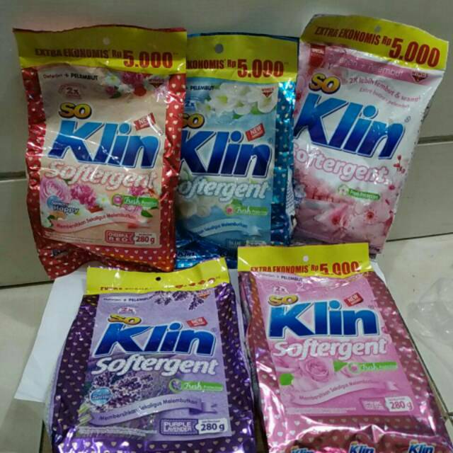 Sabun cuci deterjen Soklin Softergent 275gr 5000an Shopee Indonesia