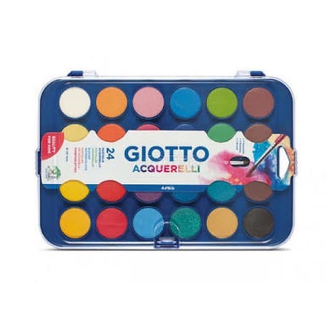 Giotto Mini Watercolor Blocks 24clr (Block dia 23mm) Shopee Indonesia