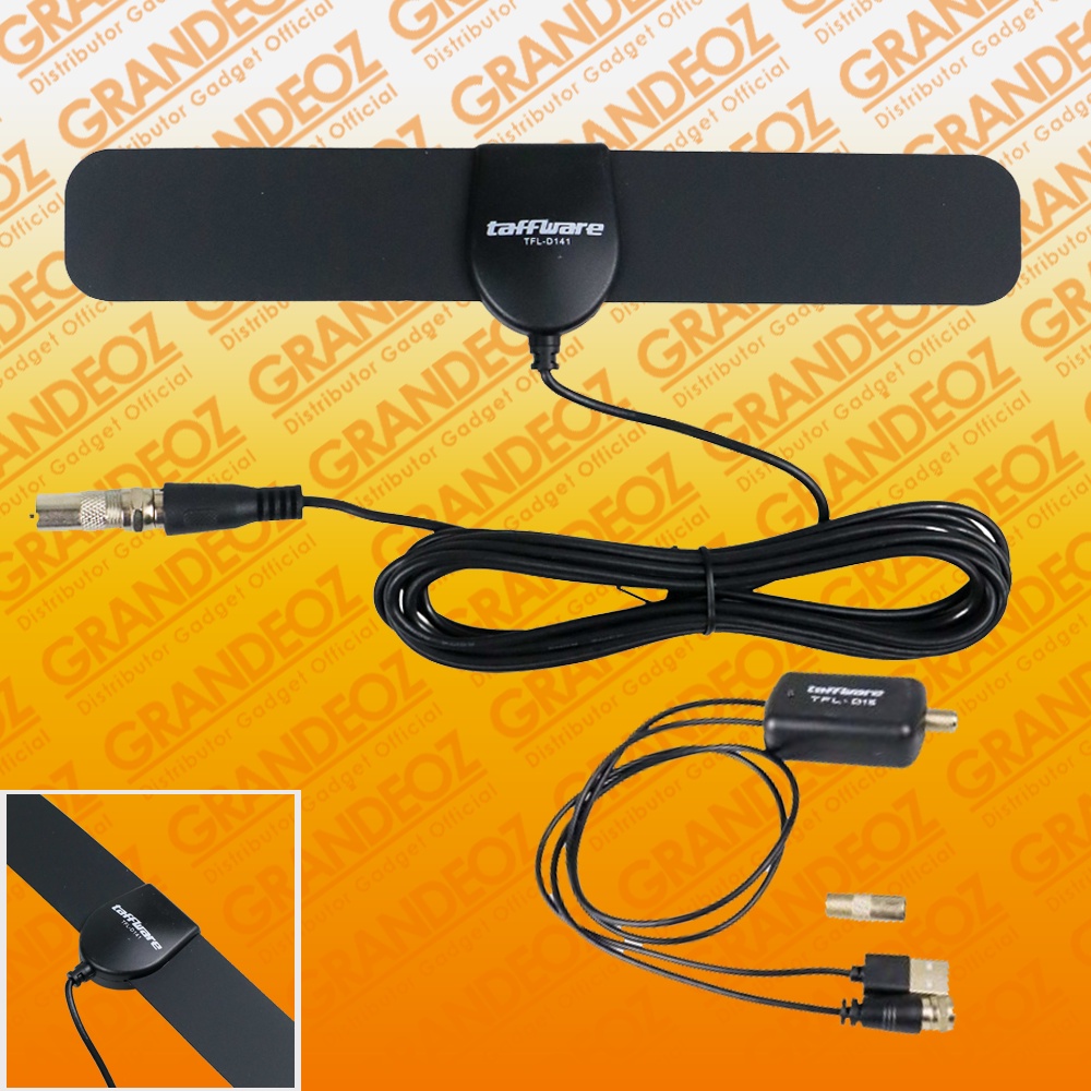 Jual TAFFWARE ANTENA D141 TV + BOOSTER Amplifier Digital 4K TV Digital
