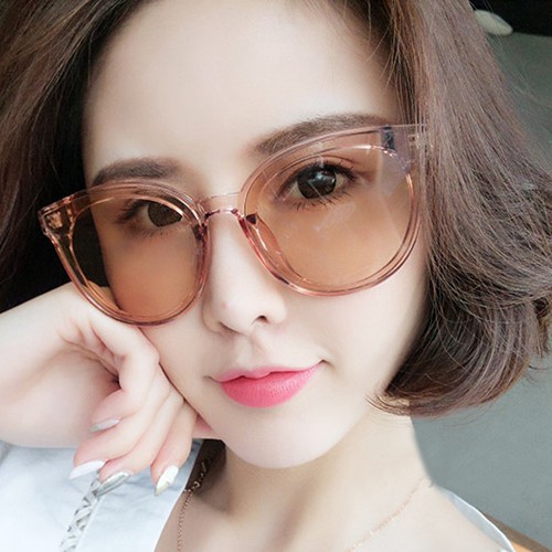 Jual Aoli Kacamata Fashion Wanita Sunglasses Coklat Transparan 038Jgl | Shopee Indonesia