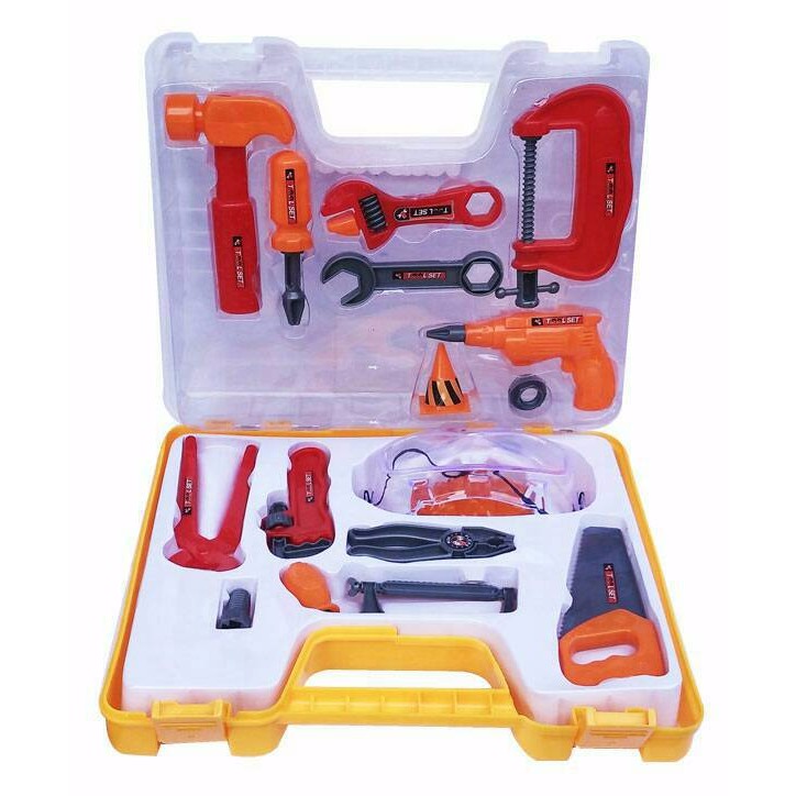 Jual Mainan Anak Pintar Tool Set Koper - Mainan Tukang Tukangan Tools Termurah | Shopee Indonesia