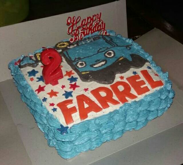 Cara Menghias Kue Ulang Tahun Tayo Berbagai Kue