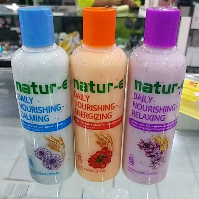 Natur E Daily Nourishing HAND BODY LOTION 245ml Shopee Indonesia