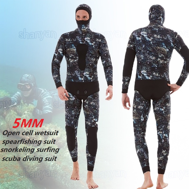 Jual DIVESTAR 5MM Japanese yamamoto wetsuit Men's open cell wetsuit