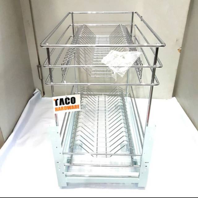 Jual RAK PIRING KITCHEN SET STAINLESS STEEL TACO HW023SS Shopee