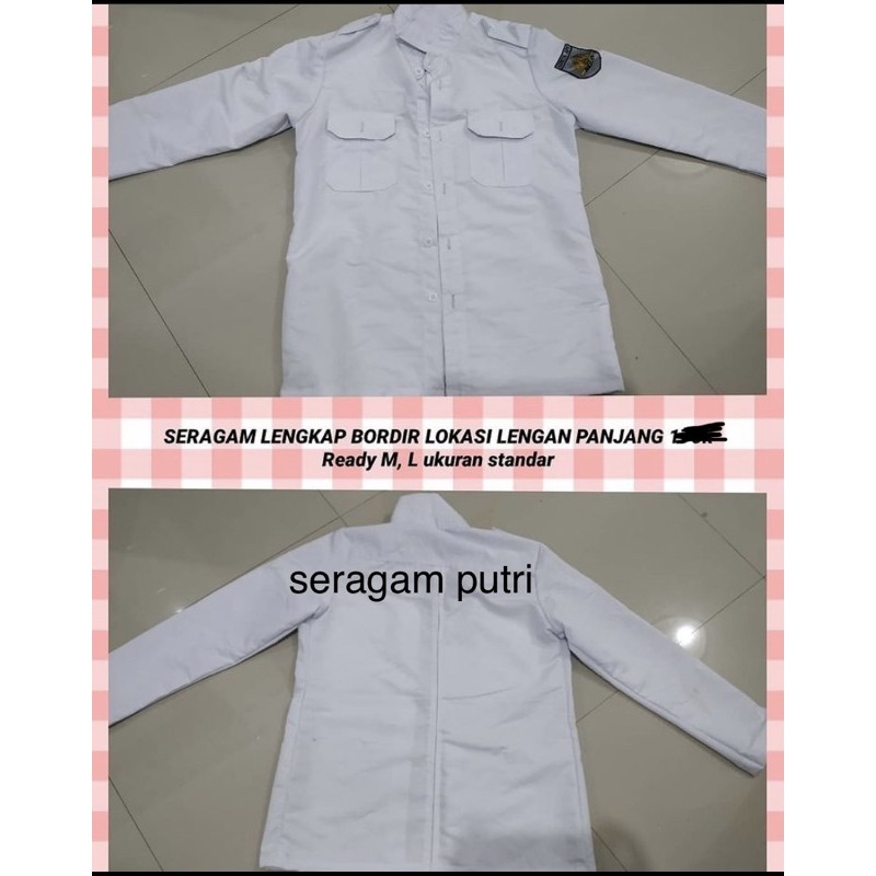 Jual Seragam R6 untuk Putri Lengkap bordir baru + Nama Indonesia|Shopee  Indonesia