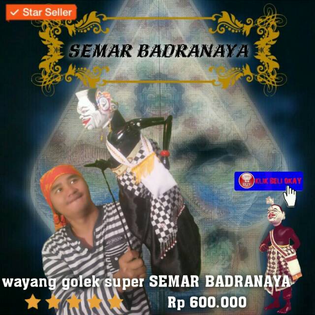 Wayang golek super SEMAR BADRANAYA Shopee Indonesia